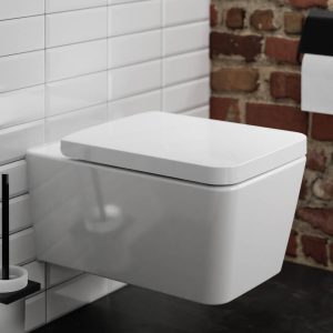 CUVETT SUSP 540ELUPURA  Q AQUAFALL FLUSH BLANC +ABATTANT DE WC ELUPURA ORIGINAL Q AVEC SOFTCLOSE ET QUICKRELEASE