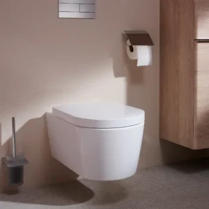 CUVETTE SUSP 540 ELUPURA S AQUAFALL FLUSH BLANC  + ABATTANT DE WC ELUPURA ORIGINAL S SOFTCLOSE ET QUICKRELEASE BLANC