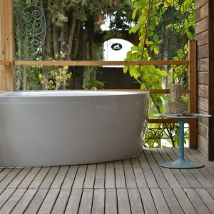 Baignoire angulaire COMO : 140×140