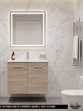 SET MUBLE BASE VICTORIA 60CM 2PORTES ABADUL AVEC L