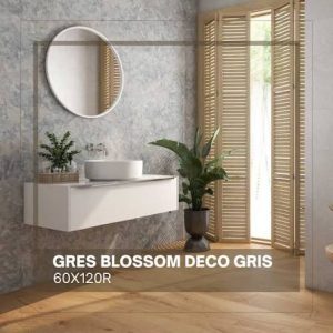BLOSSOM DECO GRIS 60X120R