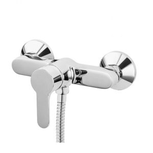 MITIGEUR DOUCHE JOY AVEC ACCESSOIRES 004-2  (DOUCHETTE ROND+FLEXIBLE 1.5)