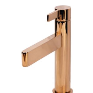 Mitigeur lavabo avec bonde Rosé Brillant BRO001-2DA