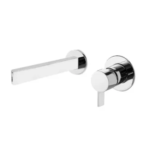 MITIGEUR LAVABO ENCASTRE BRONZE CHROME + BANDE CLIC CLAC