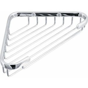 PORTE SAVON D&rsquo;ANGLE DOUCHE HOTELLERIE CHROME