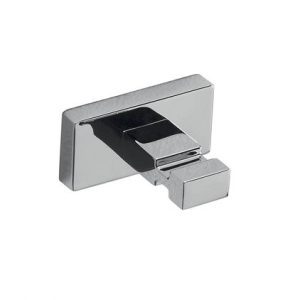 PATERE SIMPLE LEA CHROME