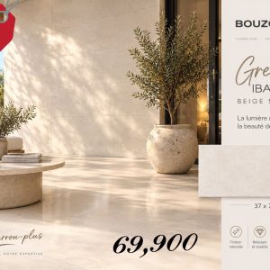 GRES IBA IN TIME BEIGE NATURAL 37X75