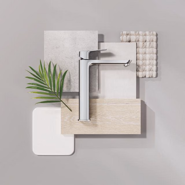 MITIGEUR LAVABO REHAU CUBEO XL CHROME – Image 2