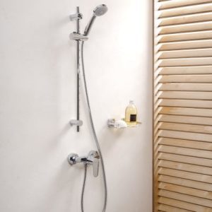 MITIGEUR DOUCHE MURAL VICTORIA PLUS AVEC ACCESSOIRES CHROME