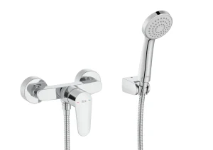 MITIGEUR DOUCHE MURAL VICTORIA PLUS AVEC ACCESSOIRES CHROME